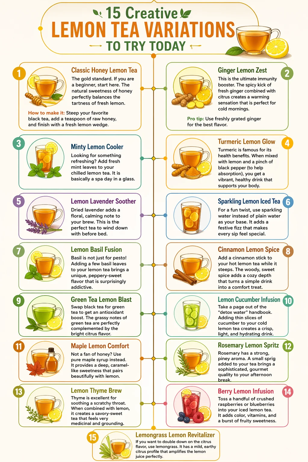 15 Lemon Tea Variations You Should Try Today