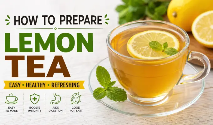 How to prepare lemon tea