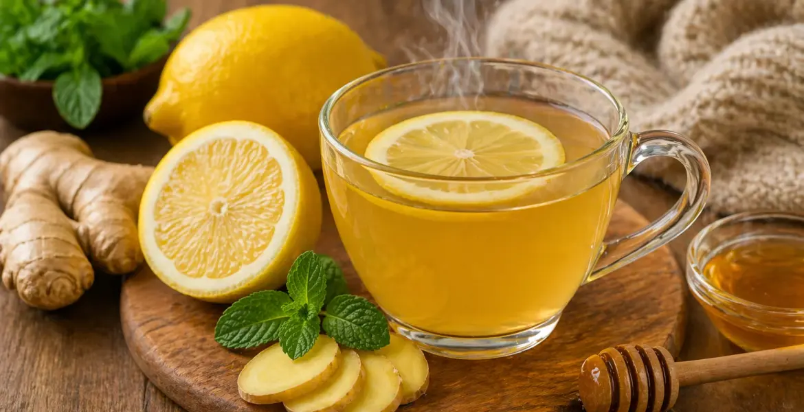 Lemon Tea Recipe for Cold and Cough Relief