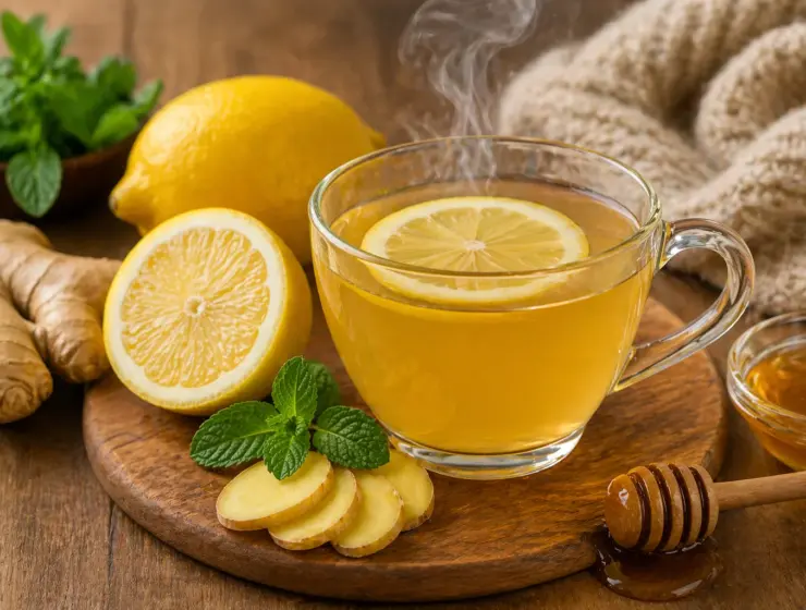 Lemon Tea Recipe for Cold and Cough Relief