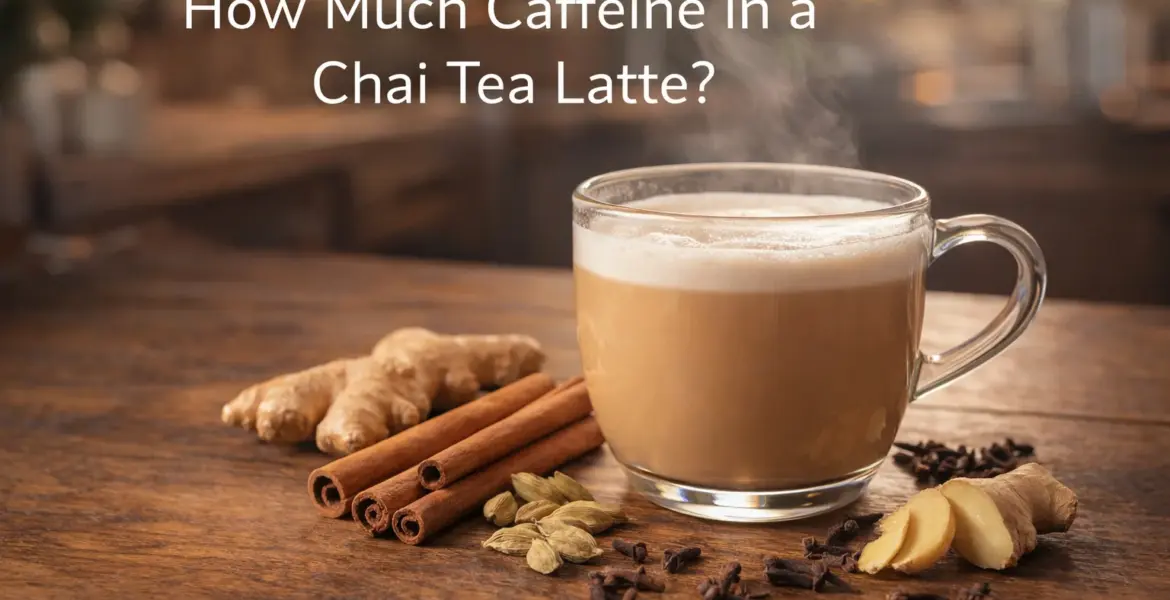 how much caffeine in a chai tea latte