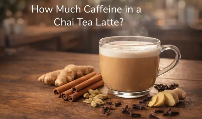 how much caffeine in a chai tea latte
