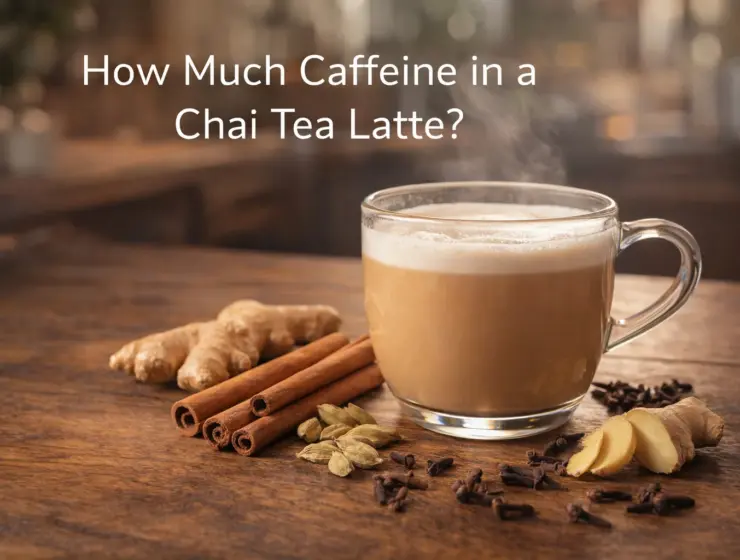 how much caffeine in a chai tea latte