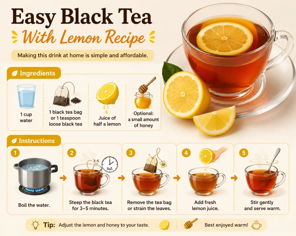 Black Tea With Lemon for Weight Loss