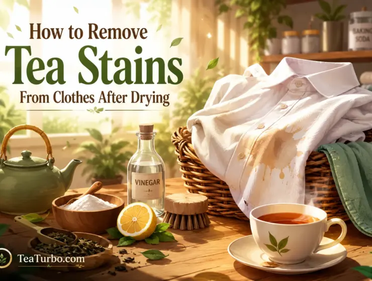 How to Remove Tea Stains From Clothes After Drying