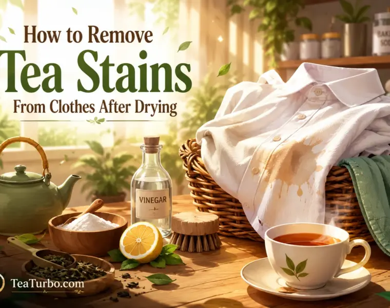 How to Remove Tea Stains From Clothes After Drying