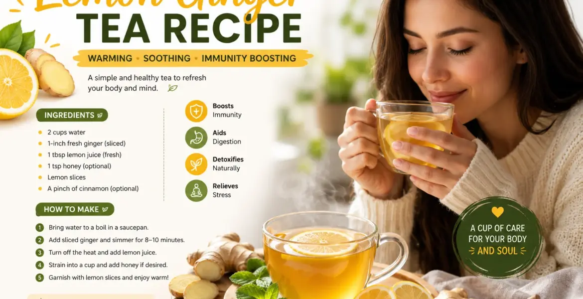 Lemon Ginger Tea Recipe