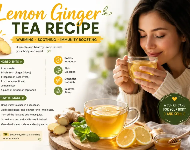 Lemon Ginger Tea Recipe