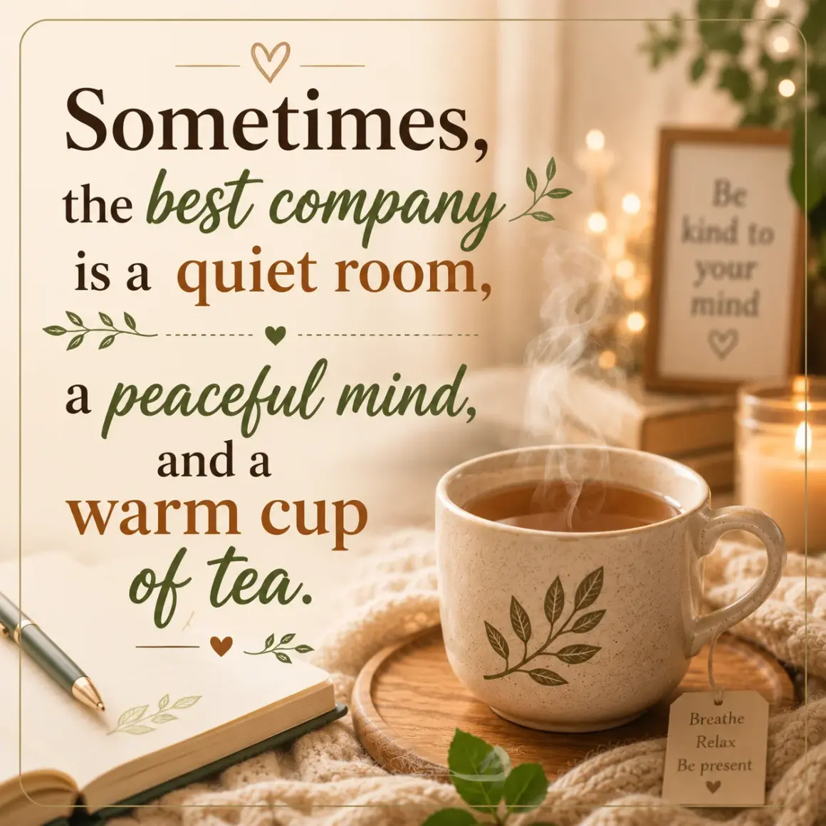tea quotes for piece