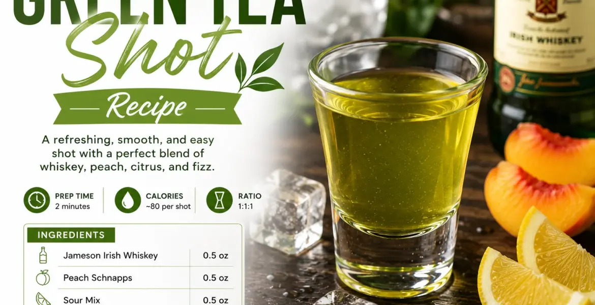 Green Tea Shot Recipe