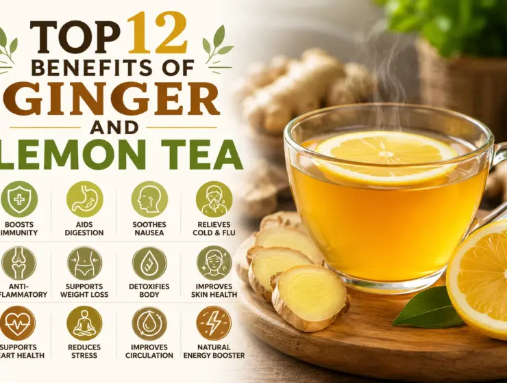 Top 12 Benefits of Ginger and Lemon Tea