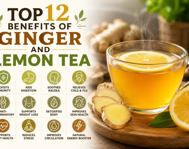 Top 12 Benefits of Ginger and Lemon Tea