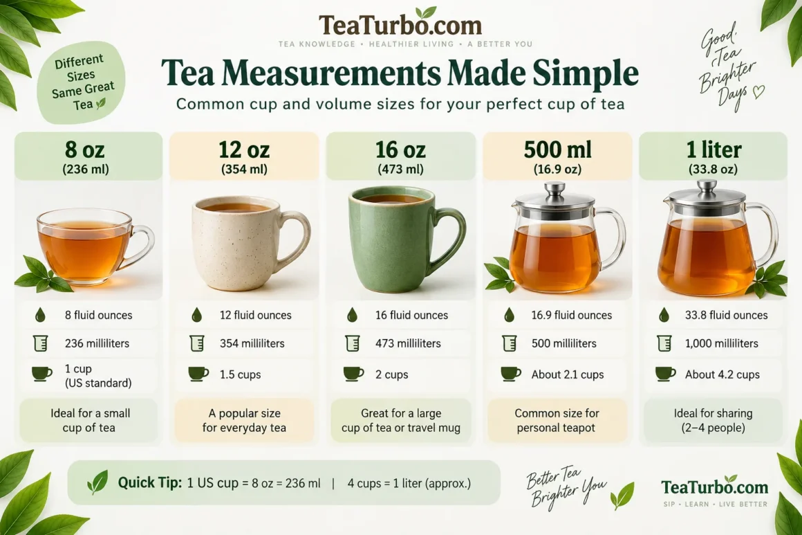 Different loose tea leaves measured in teaspoons
